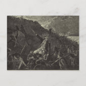 Schlacht von Stony Point, 1779 Postkarte (Vorderseite)