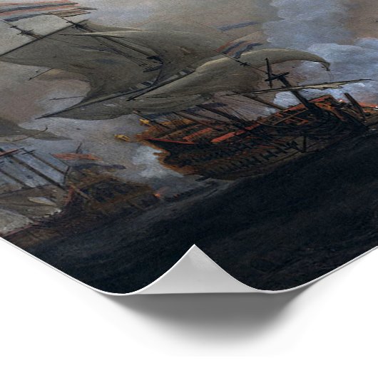 Schlacht von Texel Poster (Ecke)