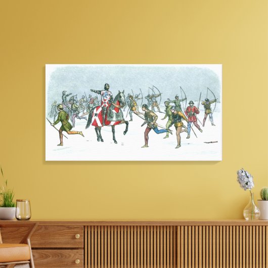 Schlacht von Towton 1461 Leinwanddruck (Insitu (Wohnzimmer))