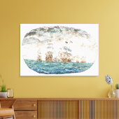 Schlacht von Trafalgar 1805 1998 Leinwanddruck (Insitu (Wohnzimmer))