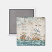 Schlacht von Trafalgar 1805 1998 Magnet (Vorderseite/Rückseite)