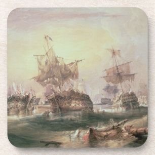 Schlacht von Trafalgar, am 21. Oktober 1805 Getränkeuntersetzer