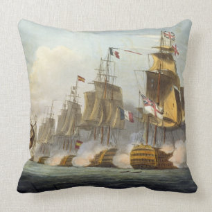 Schlacht von Trafalgar am 21. Oktober 1805 von ' Kissen
