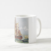 Schlacht von Trafalgar Kaffeetasse (VorderseiteRechts)
