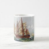 Schlacht von Trafalgar Kaffeetasse (Mittel)