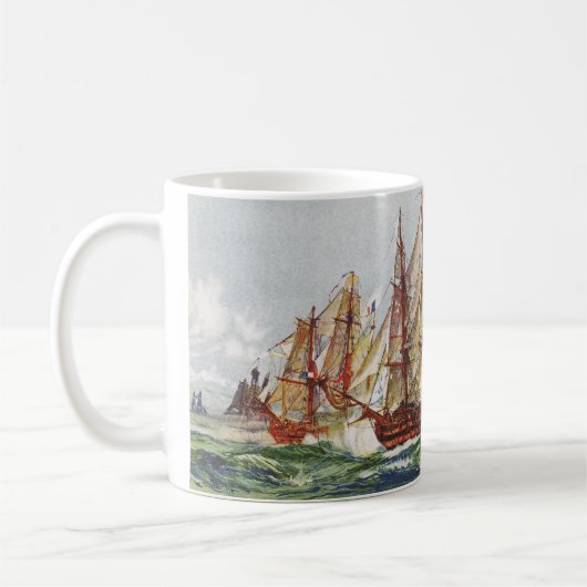 Schlacht von Trafalgar Kaffeetasse (Links)