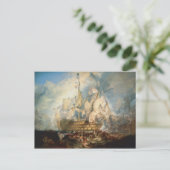 Schlacht von Trafalgar Postkarte (Stehend Vorderseite)