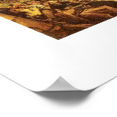 Schlacht von Trafalgar von Joseph William Turner Poster (Ecke)