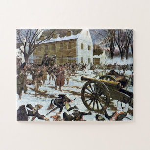 Schlacht von Trenton durch Charles McBarron Puzzle
