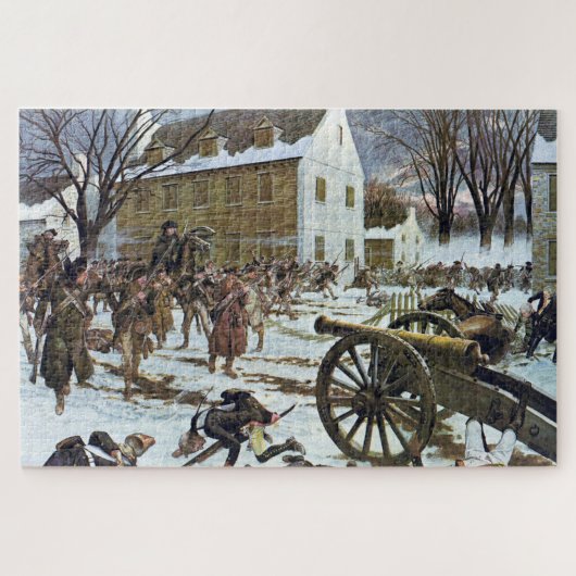 Schlacht von Trenton durch Charles McBarron Puzzle (Horizontal)