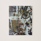 Schlacht von Trenton durch Charles McBarron Puzzle (Vertikal)