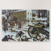 Schlacht von Trenton durch Charles McBarron Puzzle (Horizontal)
