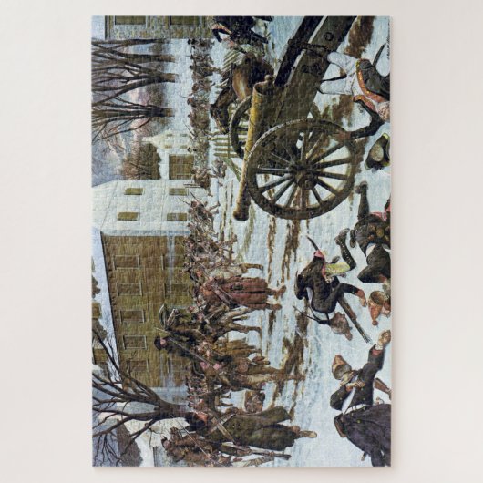 Schlacht von Trenton durch Charles McBarron Puzzle (Vertikal)