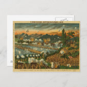 Schlacht von Tsingtao Postkarte (Vorne/Hinten)