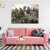 Schlacht von Waterloo, 18. Juni 1815, 1898 (Farbe  Leinwanddruck (Insitu (Wohnzimmer))