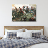 Schlacht von Waterloo, 18. Juni 1815, 1898 (Farbe Leinwanddruck (Insitu (Schlafzimmer))