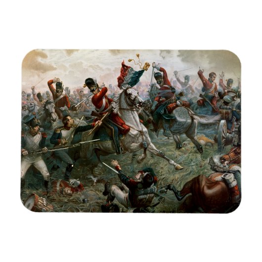 Schlacht von Waterloo, 18. Juni 1815, 1898 (Farbe Magnet (Horizontal)