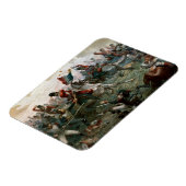 Schlacht von Waterloo, 18. Juni 1815, 1898 (Farbe Magnet (Linke Seite)