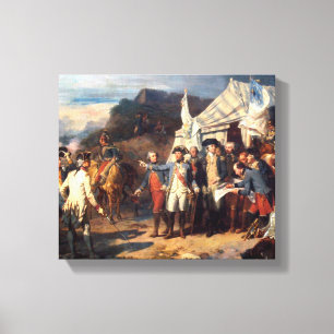 Schlacht von Yorktown, Canvas Print Leinwanddruck