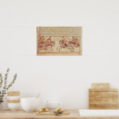 Schlacht zwischen den mongolischen Stämmen, 13. Ja Poster (Küche)