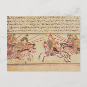 Schlacht zwischen den mongolischen Stämmen, 13. Ja Postkarte