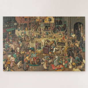 "Schlacht zwischen Karneval und Lent" 1559, Bruege Puzzle