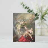 Schlacht zwischen Minerva und Mars, 1771 Postkarte (Stehend Vorderseite)