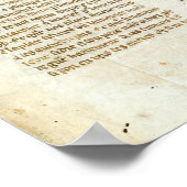 Schlacht zwischen Rittern, von 'Roman d'Artus' Poster (Ecke)