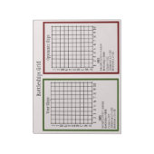 Schlachten beim Spiel auf Papier Notizblock (Rotiert)