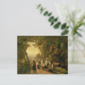 Schlachten der Tochter Jephthas, 1846 Postkarte (Stehend Vorderseite)