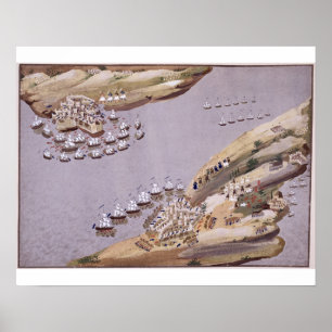 Schlachten für die Inseln Kreta und Samos, Platte Poster