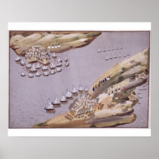 Schlachten für die Inseln Kreta und Samos, Platte Poster (Vorne)