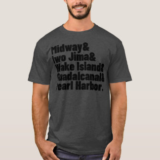 Schlachten im Pazifik des Zweiten Weltkriegs Midwa T-Shirt