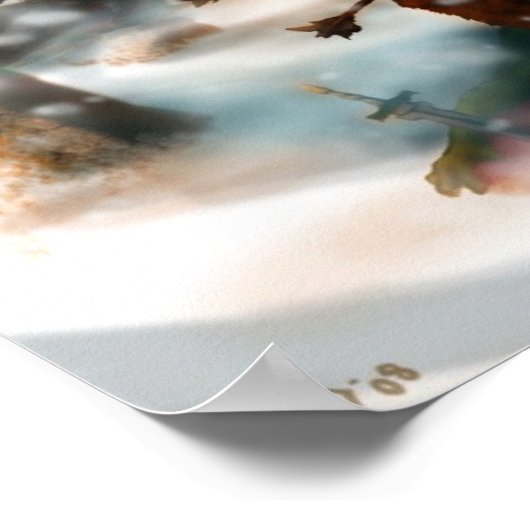 Schlachten im Schnee Poster (Ecke)