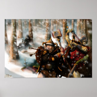 Schlachten im Schnee Poster