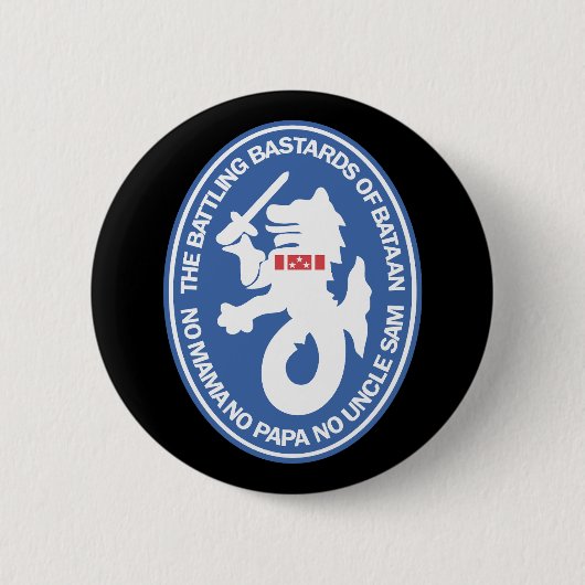 Schlachten von Bataan Button (Vorderseite)