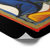 Schlachten von Rittern bei einem Turnier aus dem 1 Poster (Ecke)