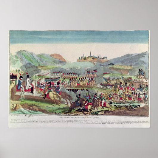 Schlachten von Wurtchen und Bautzen, 20. Mai 1813 Poster (Vorne)