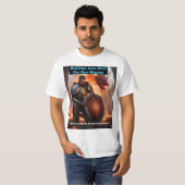 Schlachten werden auf unserem T - Shirt gewonnen (Vorne ganz)