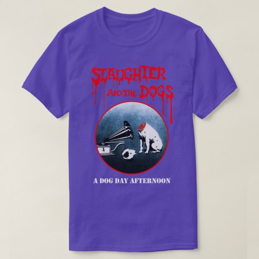 SCHLACHTER UND HUNDENZUSAMMENSCHLUSS  T-Shirt (Design vorne)