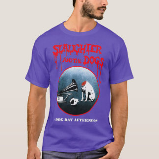 SCHLACHTER UND HUNDENZUSAMMENSCHLUSS  T-Shirt