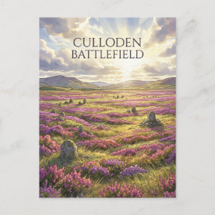 Schlachtfeld Culloden Schottland Postkarte