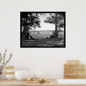 Schlachtfeld der Zedernberge aus dem Westen 1862 Poster (Küche)