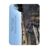 Schlachtfeld, Nationaler Militärpark Pea Ridge, MO Magnet (Vertikal)