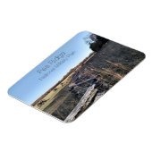 Schlachtfeld, Nationaler Militärpark Pea Ridge, MO Magnet (Linke Seite)