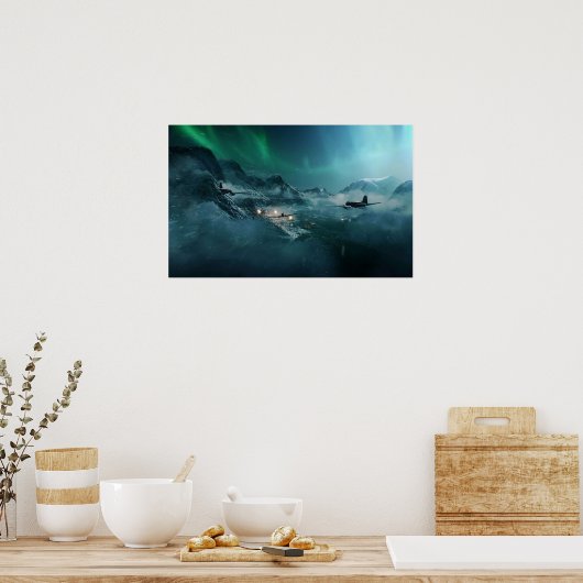 Schlachtfeld Poster (Küche)