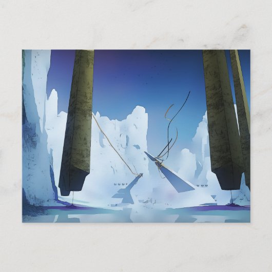 Schlachtfeld-Postkarte der Ewigkeit Postkarte (Vorderseite)