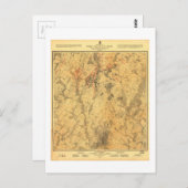 Schlachtfeld von Gettysburg Karte von John Bacheld (Vorne/Hinten)