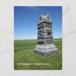 Schlachtfeld von Gettysburg Postkarte