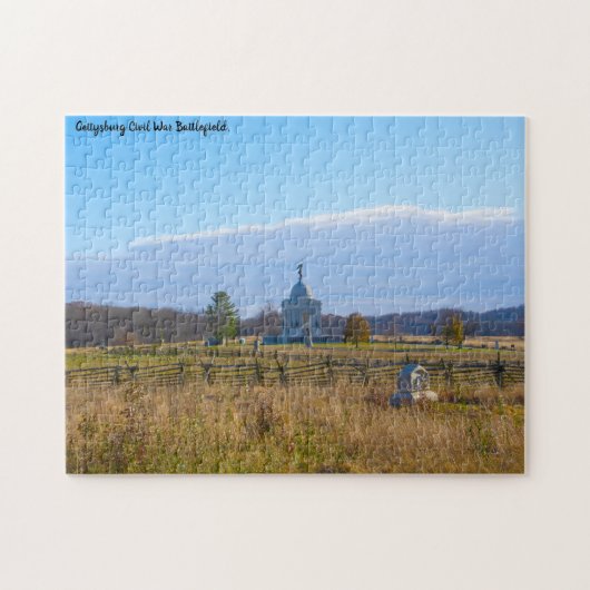 Schlachtfeld von Gettysburg. Puzzle (Horizontal)